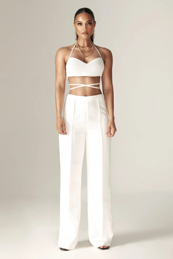 Lena Loose Fit Pants (Off White)