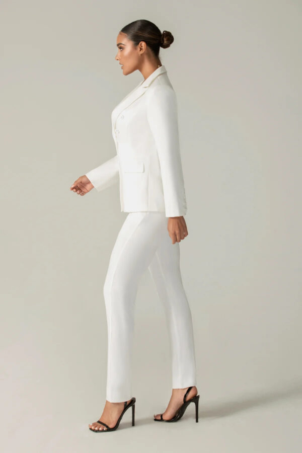 Rocio Tailored Blazer (Off White) - Image 5