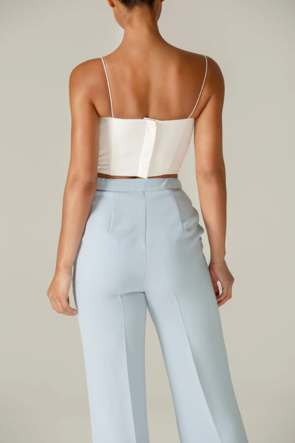 Niaz High Wide Leg Pants (Sky Blue) - Image 3