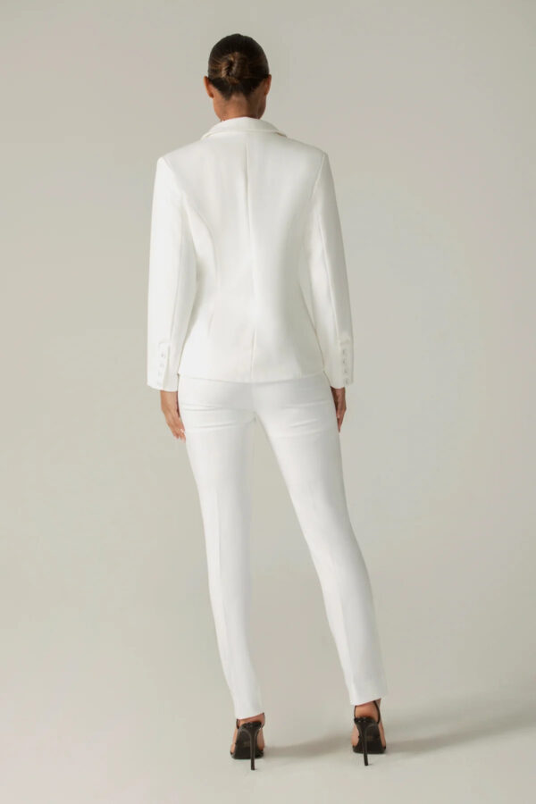 Rocio Tailored Blazer (Off White) - Image 4