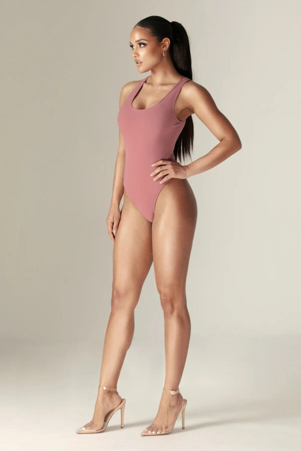 Storm Airlift Cutout Bodysuit (Dusty Pink) - Image 6